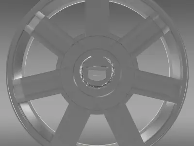Cadillac Escalade awd 2012 rim 3D model