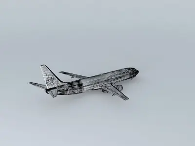 Boeing 737 400 Tailwind Airlines Free 3D model