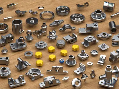 Mechanical Components Asset Pack Vol 2 for Blender 3D model