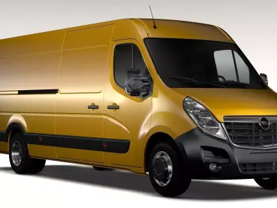Opel Movano L4H2 Van 2016 3D model