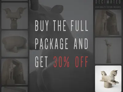 Huma bird Perspolis 3D model