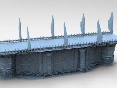 Wizards observation Cathedral Bridge 3 3D model