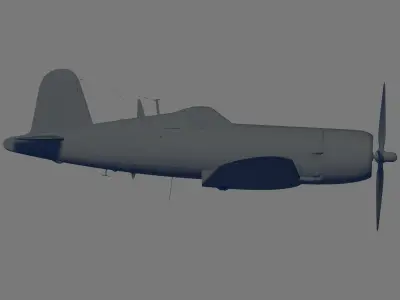 AU-1 Corsair 3D model