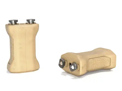 Unity Tactical Direct Attach VFG Vertical Foregrip M-LOK FDE Low-poly 3D model