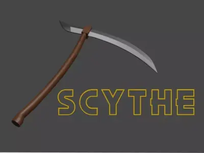 Scythe Free low-poly 3D model