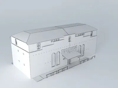 Western Saloon Overquiet Free 3D model