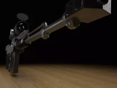 AS-50 Sniper Rifle 3D model