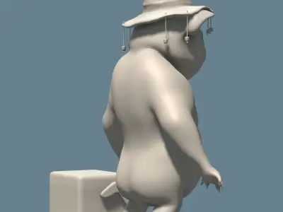 Koala Bill Character 3D model