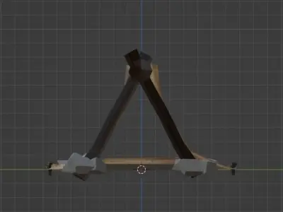  Tent - Tribal - Prehistoric Caveman Era Low-poly 3D model