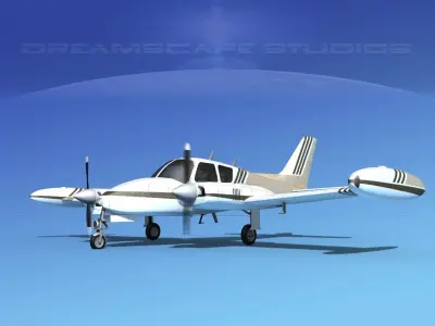 Cessna 310 V03 3D model