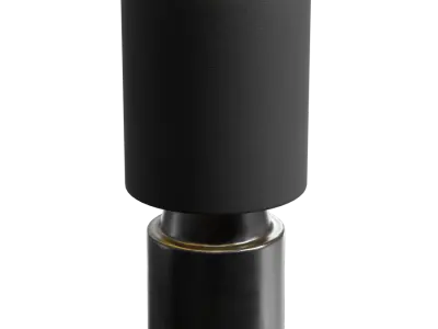  Eno Ceramic Chic Shade Lamp Model, Black 