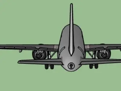 Airbus A320-200 WINGLET 3D model