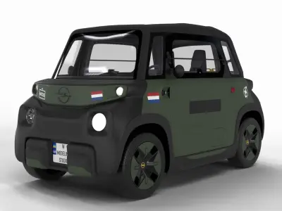 Opel Rocks-e 2020 Dutch Army 3D model