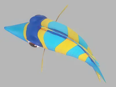 Cartoon Fish 24 Low-poly 3D model