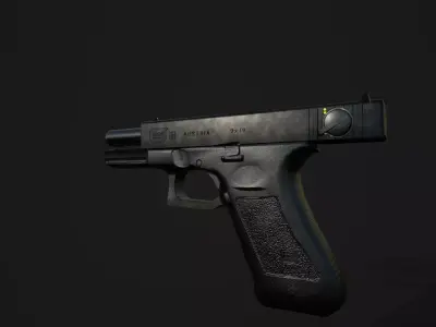 Glock 18 G18 Free low-poly 3D model