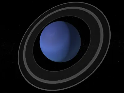 Neptune Planet 3D model