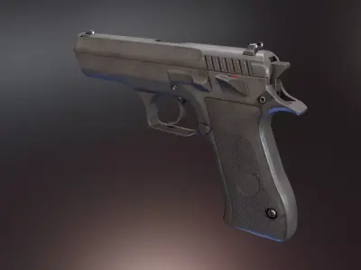 Jericho 941F Low-poly 3D model