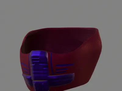 Gas mask helmet 3d model scifi Low-poly  Low-poly 3D model 571