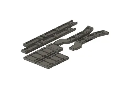 RAHMEN TAMIYA TRUCK FRAME RC LKW 3D print model