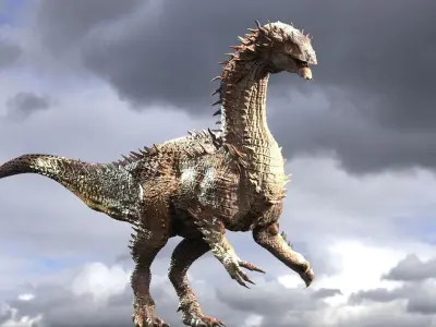Ancient Jurassic Fantasy Dinosaur 3D model