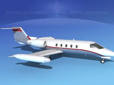 Gates Learjet 35 V05 3D model
