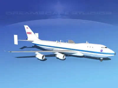 Boeing 747-100 NASA Shuttle Carrier 3D model