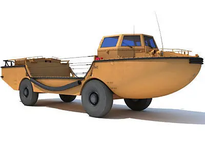 LARC-V Amphibious Vehicle 3D model