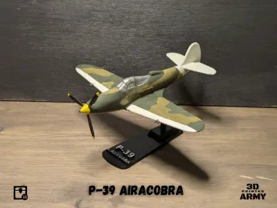 Bell P-39 Airacobra - STL files for 3D printing  3D print model