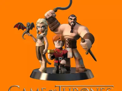  Game of Thrones 3d Print Pack 3D print model