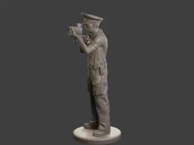 Male Slovac Traffic Police STP 003 3D print model