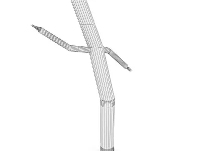 Skydancer pencil 3D model