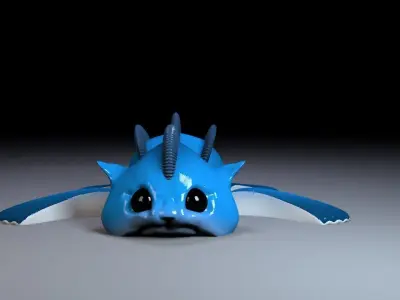 Articulated Catfish 3D print model