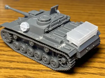 Finnish Sturmi Conversion kit for StuG Free 3D model