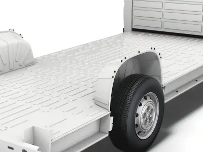 Citroen Jumper 3540 L4 platform cab 2021 3D model