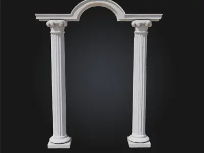 Classical Archway  A Grand Passage Through Antiquity 3D model
