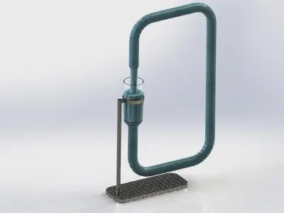 Perpetual motion machine 3 Boyles Flask Free 3D model