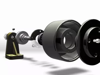 Belt Tensioner Pulley 3D model