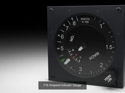 F16 Centre Console Instruments PACK 3D Model Collection