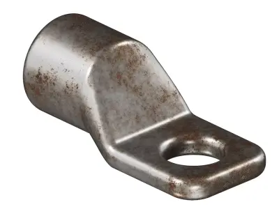 Rusty Electrical Cable Lug 3D model