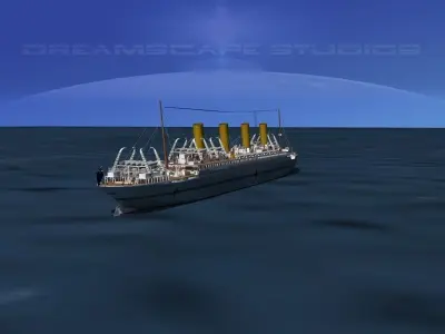 HMHS Britannic 3D model
