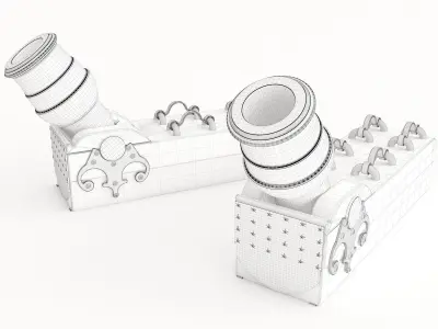 Cannon 01 02 3D model