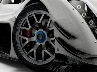 Radical SR10 wheel 3D model