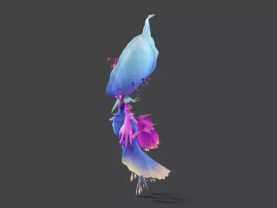 Flower Fairy Low-poly 3D model purchase