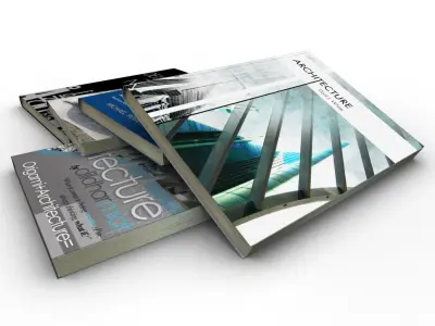 books set of 3D model