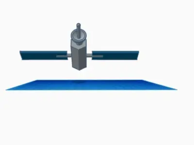 satallite syringe 3D model