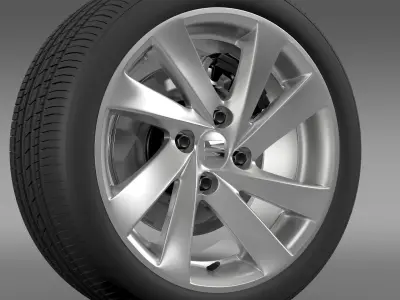 Seat Mii wheel 3D model