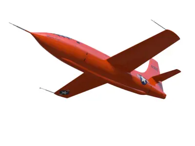 bell X-1 3D model