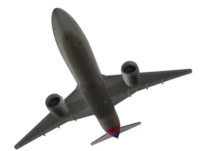 Boeing 777-200ER Asiana Airlines 3D model