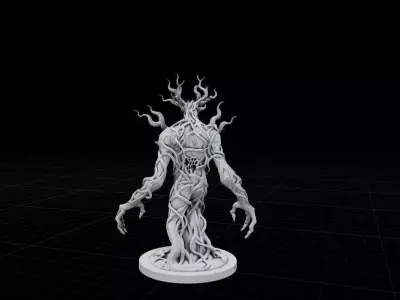 Eldritch Treant Ancient Forest Spirit Miniature for 3D Printing 3D print model