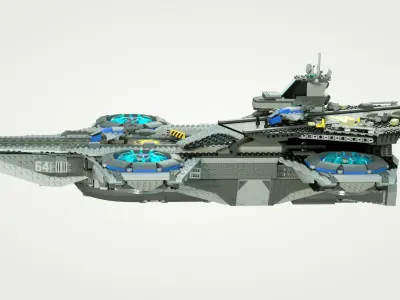 LEGO Airship 3D model